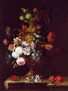 Nature morte de fleurs dans une urne, 17ème siècle